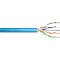 Digitus Professional Cat.6a U/UTP Verlegekabel simplex, Eca blau, 500 Meter Trommel