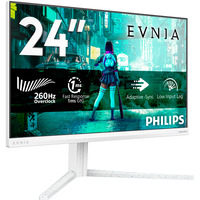 Philips Evnia 24M2N3201P, Gaming-Monitor 60.5 cm (23.8 Zoll), weiß, FullHD, Fast IPS, Einstellbarer Standfuß, 240Hz Panel