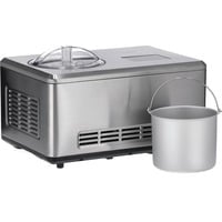 Severin 2-in-1 Eismaschine EZ 7406, mit Joghurtfunktion edelstahl (gebürstet), für 2.000ml Eiscreme, 180 Watt Kompressor