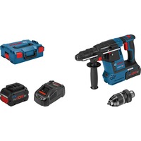 Bosch Professional Akku-Bohrhammer GBH 18V-26 F Professional, 18Volt blau/schwarz, 2x Akku ProCORE18V 5,5Ah, L-BOXX