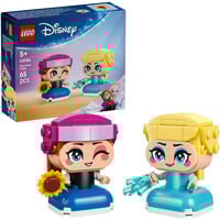 LEGO 43284 Disney Princess Die Mini-Prinzessinnen Anna und Elsa, Konstruktionsspielzeug 