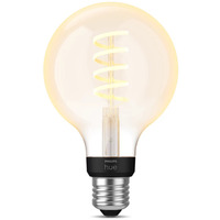 Philips HUE White Ambiance E27 Filament Lampe E27 Globe 550 lm, LED-Lampe 