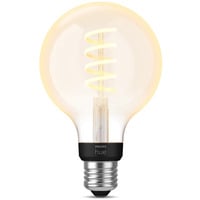 Philips Hue Hue White Ambiance E27 Filament Lampe E27 Globe 550 lm, LED-Lampe 