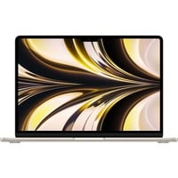 Apple MacBook Air 34,5 cm (13,6"), Notebook champagner, 16 GB, 256 GB (256 GB SSD), Polarstern, M2, 8-Core GPU, macOS, Deutsch