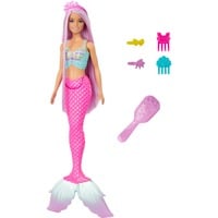 Mattel Barbie Meerjungfrauen-Puppe mit langen Haaren 18 cm lange Fantasy-Haare