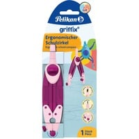 Pelikan Schulzirkel Griffix GZ/1/B violett, mit Spitzenschutz
