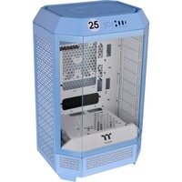 Thermaltake The Tower 300 Hydrangea Blue, Tower-Gehäuse hellblau, Tempered Glass