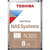 Toshiba N300 8 TB, Festplatte SATA 6 Gb/s, 3,5", Retail