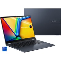 ASUS Vivobook S 14 Flip OLED (TP3402VA-KN115W), Notebook blau, Windows 11 Home 64-Bit, 35.6 cm (14 Zoll) & 90 Hz Display, 1 TB SSD
