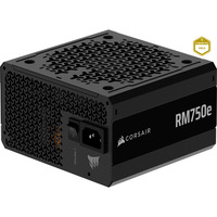Corsair RM750e, PC-Netzteil schwarz, 1x 12 Pin High Power GPU, 1x PCIe, Kabel-Management, 750 Watt