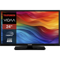 Telefunken XH24VP550M, LED-Fernseher 60 cm (24 Zoll), schwarz, HD-Ready, Triple-Tuner, Mediaplayer
