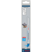 Bosch Professional PRO Metal Demolition Säbelsägeblatt S 1125 VF, 25 Stück Länge 225mm