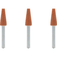 Dremel Korund-Schleifspitze Ø 6,4 mm (953), Schleifstift 3 Stück, Schaft Ø 3,2mm