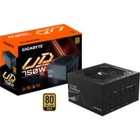 GIGABYTE GP-UD750GM 750W, PC-Netzteil schwarz, 4x PCIe, Kabel-Management, 750 Watt