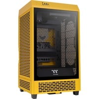 Thermaltake The Tower 200 Bumblebee, Tower-Gehäuse dunkelgelb, Tempered Glass