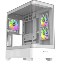 Thermaltake View 290 TG ARGB, Tower-Gehäuse weiß, Tempered Glass x 2