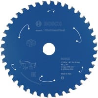 Bosch EXPERT Stainless Steel Kreissägeblatt, Ø 160mm, 40Z Bohrung 20mm, für Akku-Handkreissägen