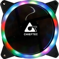 Chieftec AF-12RGB, Gehäuselüfter schwarz/weiß, 120 mm