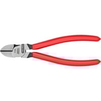 KNIPEX Seitenschneider 70 01 160, Schneid-Zange rot, Länge 160mm