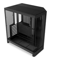 NZXT H6 ( 2026 ) All Black, Tower-Gehäuse schwarz, Tempered Glass x 2