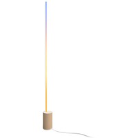Philips HUE Gradient Signe Stehleuchte, LED-Leuchte weiß/holz