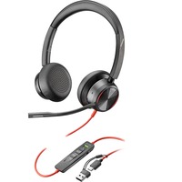 Poly Blackwire 8225, Headset schwarz, Stereo, USB-C