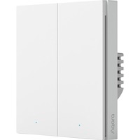 Smart Wall Switch H1 - zwei Wippen ohne Neutralleiter, Taster