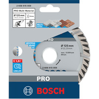 Bosch Diamanttrennscheibe Standard for Universal, Ø 125mm Bohrung 22,23mm