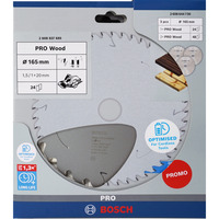 Bosch Professional PRO Wood Cordless Kreissägeblatt 165 mm 3 Stück, Promo-Pack
