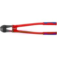 KNIPEX Bolzenschneider 71 72 610, Schneid-Zange rot/blau, Länge 610mm, 12-fach einstellbar, mit Dämpfer