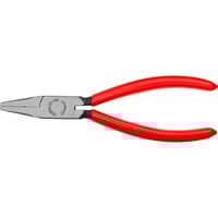 KNIPEX Flachzange 20 01 160, Greifzange rot, gezahnte Griffflächen