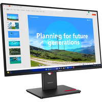 Lenovo ThinkVision T27D-40, LED-Monitor 68.6 cm (27 Zoll), schwarz, FullHD, IPS, DP, HDMI, USB-Hub, Daisy-Chain, 120Hz Panel