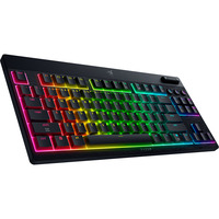 Razer BlackWidow V4 Low-Profile TKL HyperSpeed, Gaming-Tastatur schwarz, DE-Layout, Razer Low-Profile Orange
