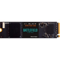 WD Black SN750 SE 500 GB - Battlefield 2042 PC Game Code Bundle, SSD PCIe 4.0 x4, NVMe, M.2 2280