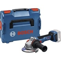Bosch Professional Akku-Winkelschleifer GWS 18V-11 S Professional solo, 18Volt blau, ohne Akku und Ladegerät, in L-BOXX