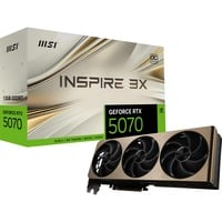 MSI GeForce RTX 5070 12G INSPIRE 3X OC, Grafikkarte DLSS 4, 3x DisplayPort, 1x HDMI 2.1