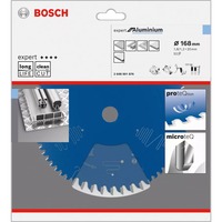 Bosch Professional Kreissägeblatt Expert for Aluminium, Ø 168mm, 52Z Bohrung 20mm, für Handkreissägen