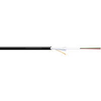 Digitus Verlegekabel A/I-DQ(ZN)BH 50/125µ OM4 12F Dca schwarz, 1 Meter