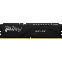 Kingston FURY DIMM 16 GB DDR5-6000, Arbeitsspeicher schwarz, KF560C30BBE-16, Fury Beast, INTEL XMP, AMD EXPO