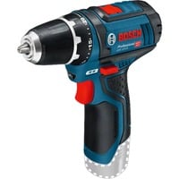 Bosch Professional Akku-Bohrschrauber GSR 12V-15 Professional, 12Volt blau/schwarz, 2x Li-Ionen Akku 4,0Ah, 39 Bits & Bohrer