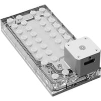 EKWB EK-QuantumX Loophole Distroplate D5 PWM - Silver transparent/silber
