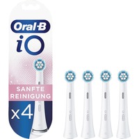 Braun Oral-B iO Sanfte Reinigung 4er, Aufsteckbürste weiß