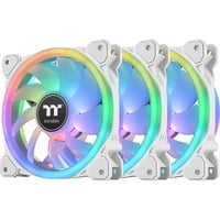 Thermaltake SWAFAN 14 RGB Radiator Fan TT Premium Edition White (3-Fan Pack), Gehäuselüfter weiß, 3er Pack, inkl. Controller