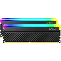 ADATA DIMM 16 GB DDR4-3600 (2x 8 GB) Dual-Kit, Arbeitsspeicher schwarz, AX4U36008G18I-DCBKD45G, XPG Spectrix D45G , INTEL XMP