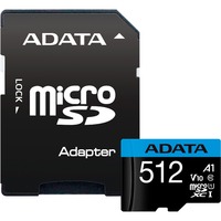 ADATA Premier 512GB microSDXC UHS-I U1, Class 10, V10, A1