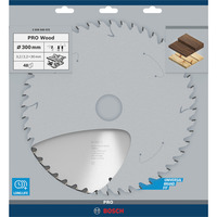 Bosch Professional PRO Wood Kreissägeblatt, Ø 300mm, 48Z Bohrung 30mm, für Tischkreissägen