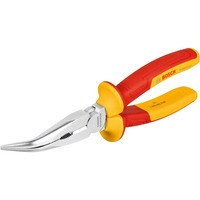 Bosch Professional VDE Spitzzange Professional, 40° gebogen 200mm rot/gelb