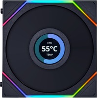 Lian Li UNI FAN TL120 LCD, Gehäuselüfter schwarz, 124 mm