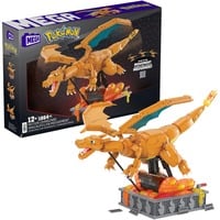 Mattel MEGA Pokémon Motion Glurak bewegliches Bauset, Konstruktionsspielzeug