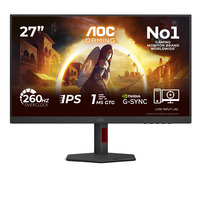 AOC AGON 27G4ZR, Gaming-Monitor 68.6 cm (27 Zoll), schwarz (matt), FullHD, Fast-IPS, HDMI, DP, E-Sport Monitorständer, 240Hz Panel